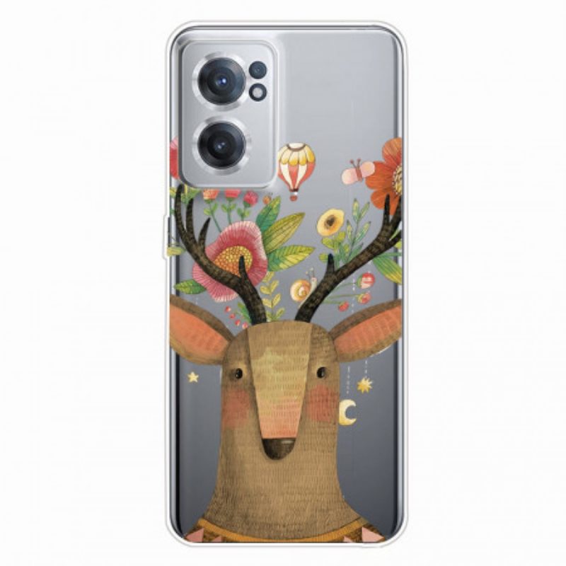 Cover OnePlus Nord CE 2 5G Cervo In Fiori