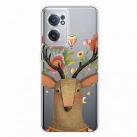 Cover OnePlus Nord CE 2 5G Cervo In Fiori
