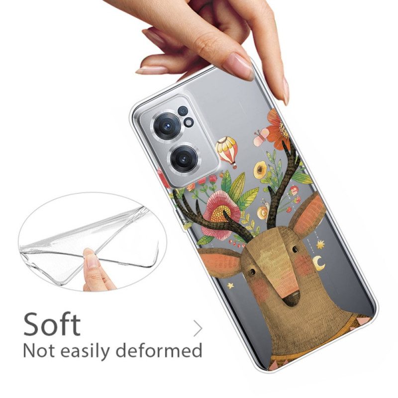 Cover OnePlus Nord CE 2 5G Cervo In Fiori
