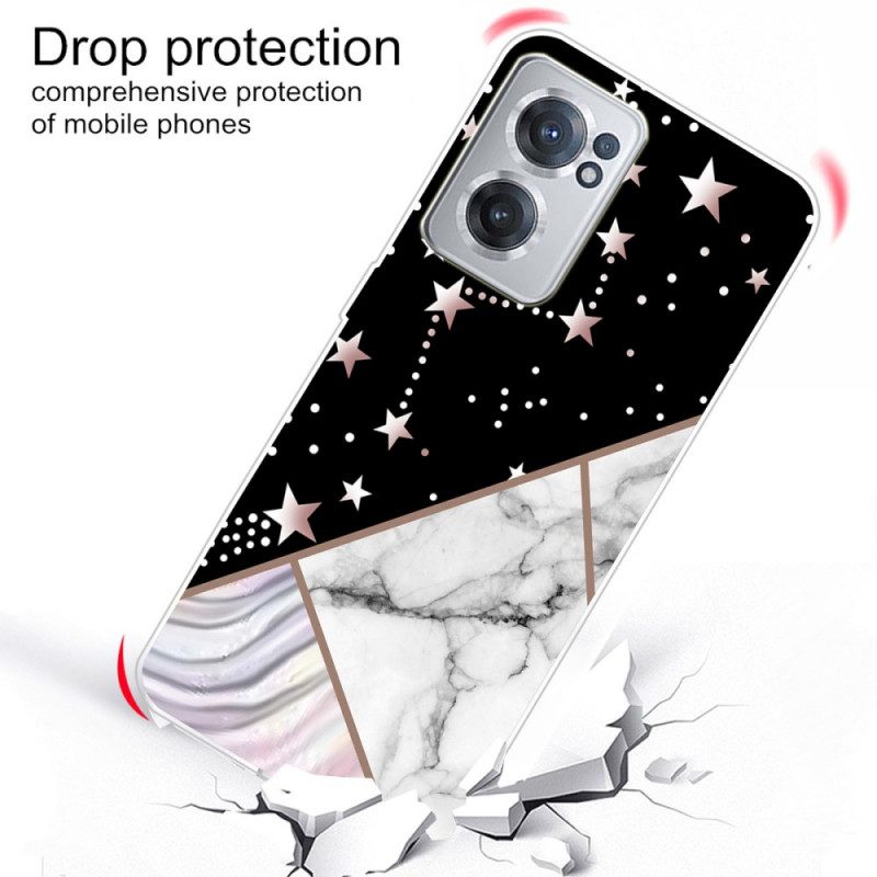 Cover OnePlus Nord CE 2 5G Costellazioni E Marmo