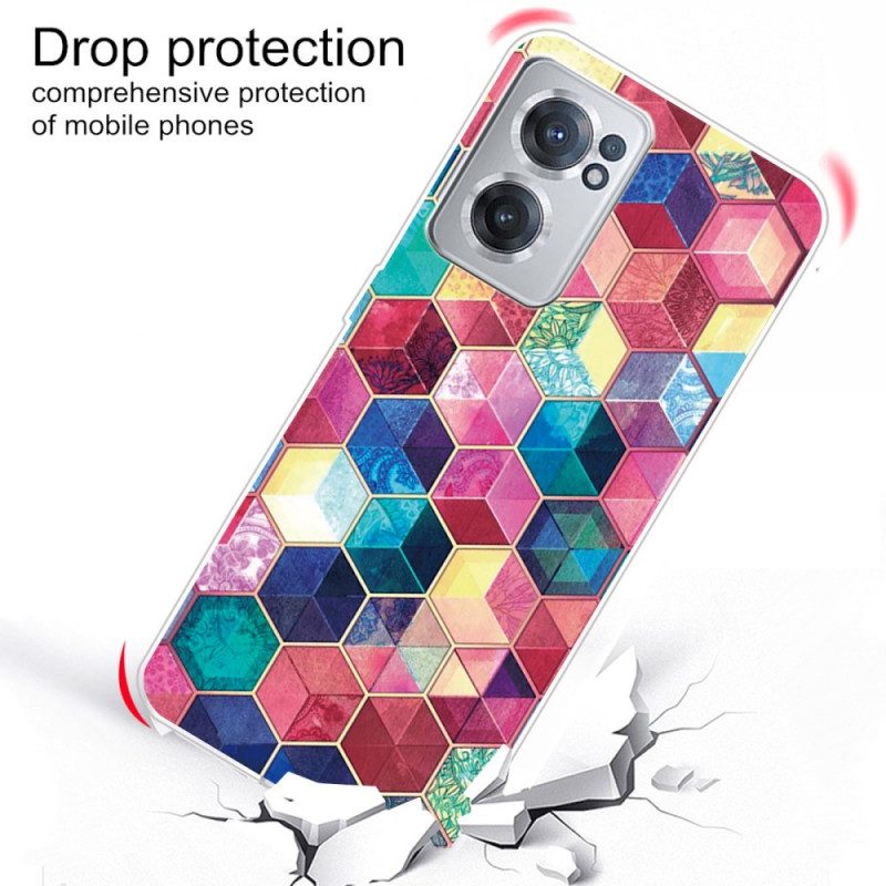 Cover OnePlus Nord CE 2 5G Cubi Multicolori