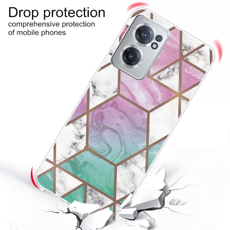 Cover OnePlus Nord CE 2 5G Esagoni E Triangoli