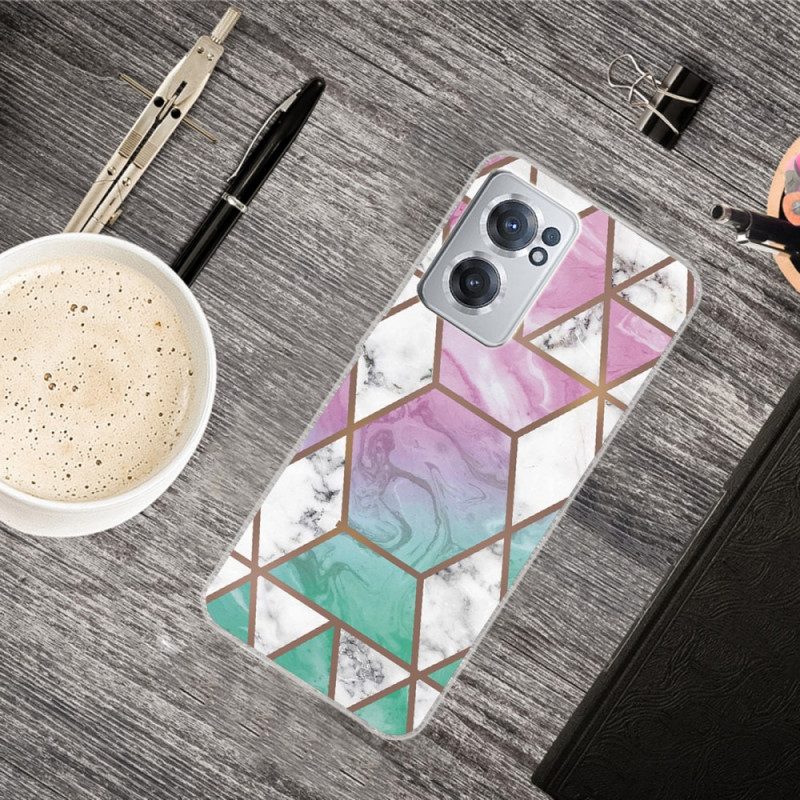 Cover OnePlus Nord CE 2 5G Esagoni E Triangoli
