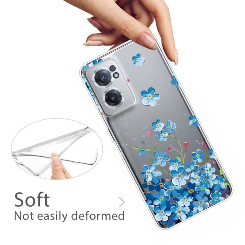 Cover OnePlus Nord CE 2 5G Fiori Blu