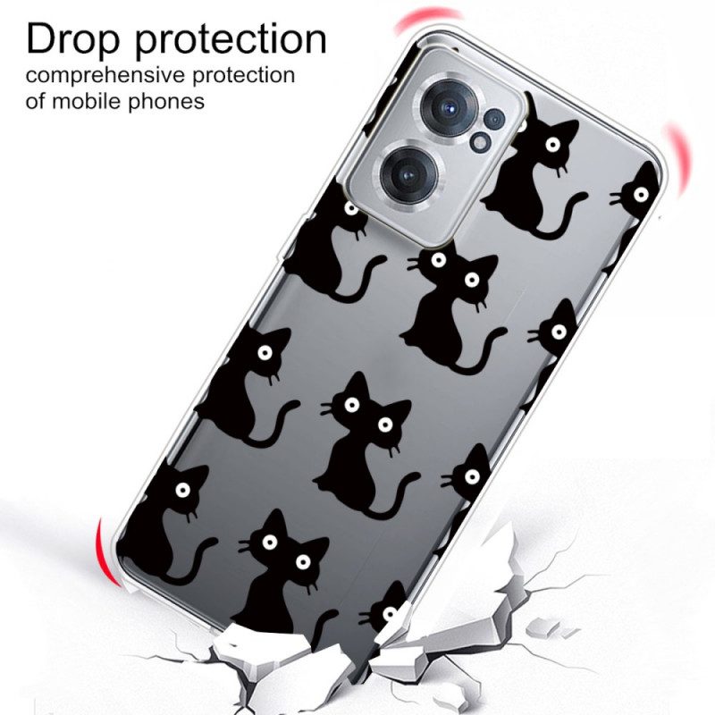 Cover OnePlus Nord CE 2 5G Gatti Neri