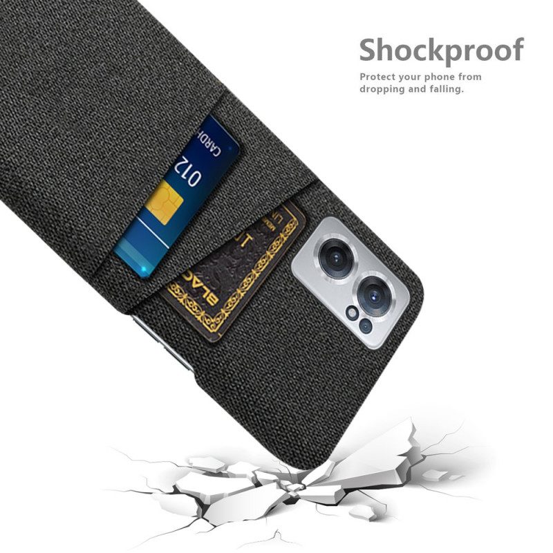 Cover OnePlus Nord CE 2 5G Portacarte Intrecciato