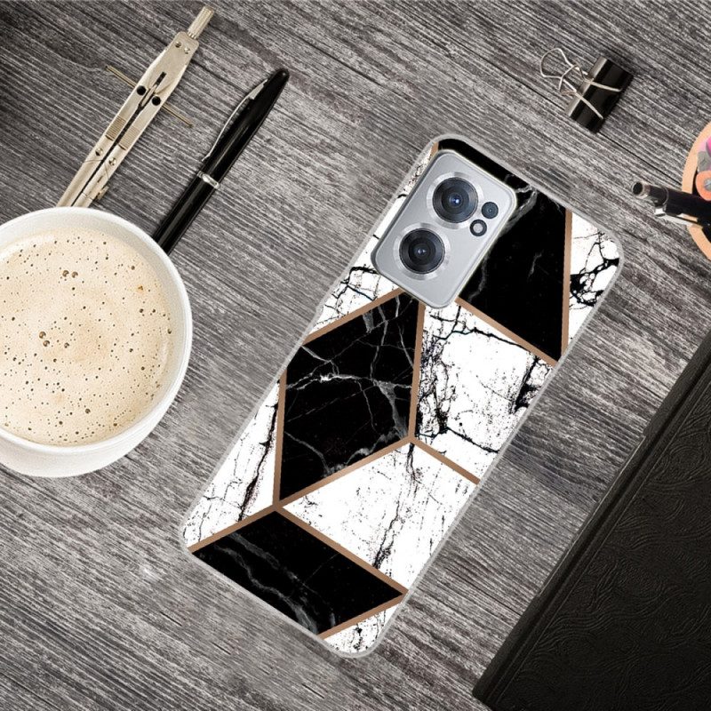 Cover OnePlus Nord CE 2 5G Scacchiera In Bianco E Nero