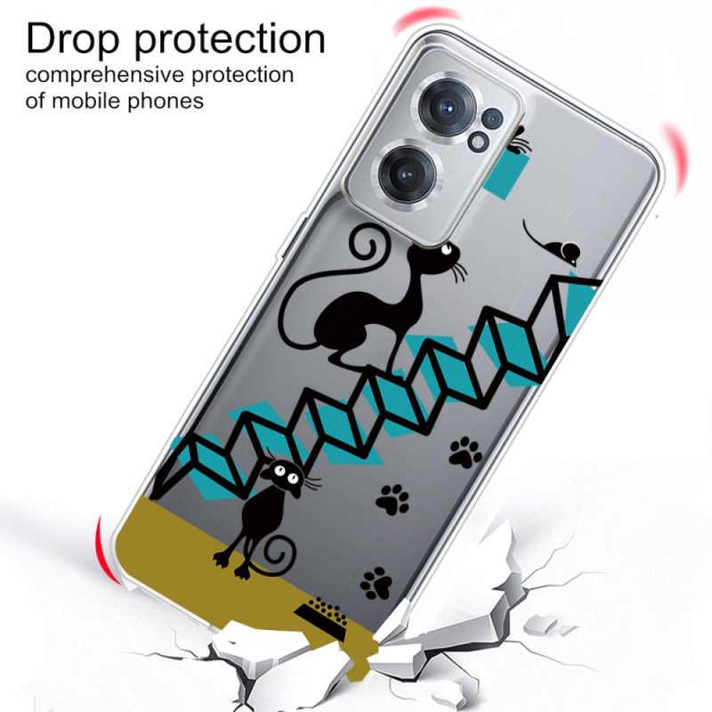 Cover OnePlus Nord CE 2 5G Scale Per Gatti