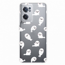 Cover OnePlus Nord CE 2 5G Sigilli Bianchi