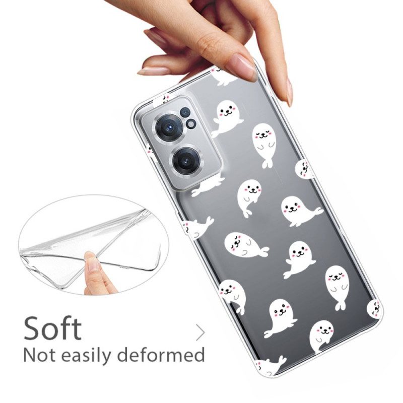 Cover OnePlus Nord CE 2 5G Sigilli Bianchi