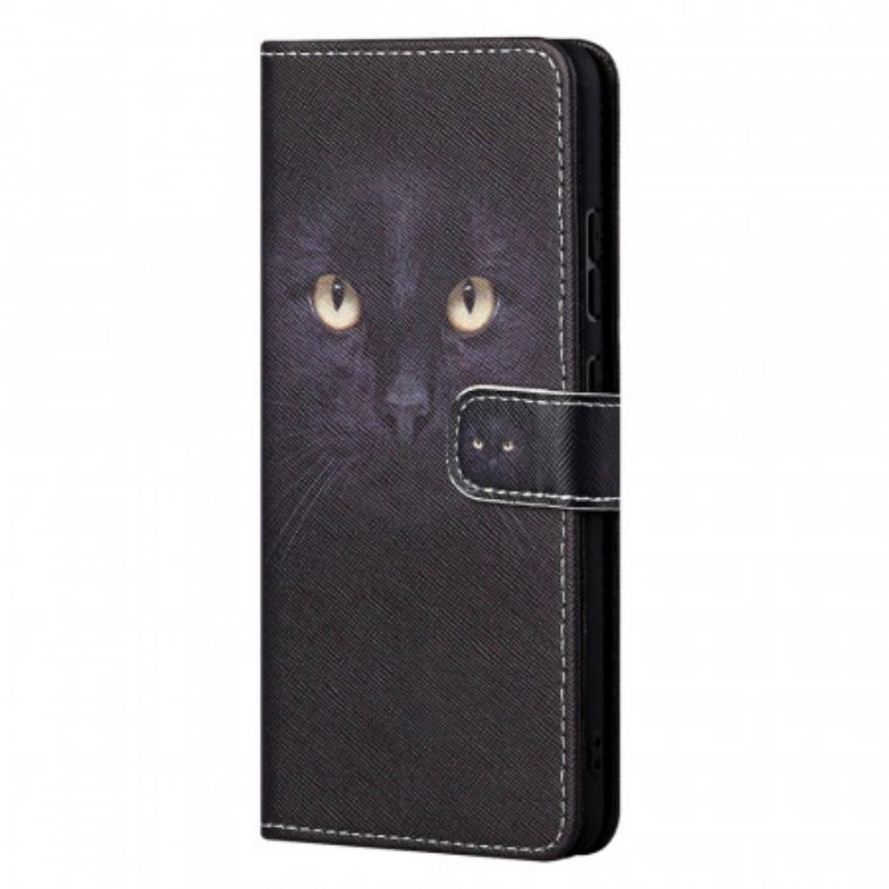 Custodia in pelle OnePlus Nord CE 2 5G Gatto Nascosto
