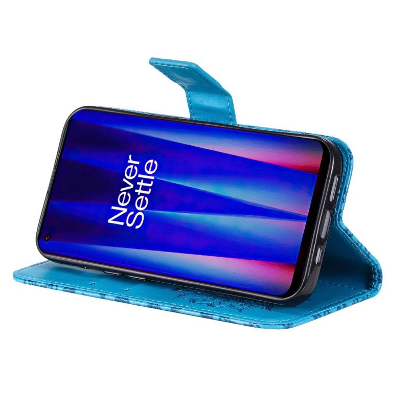 Custodia in pelle OnePlus Nord CE 2 5G Struttura Del Mandala