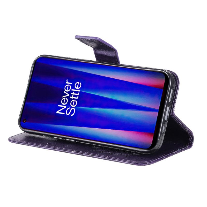 Custodia in pelle OnePlus Nord CE 2 5G Struttura Del Mandala