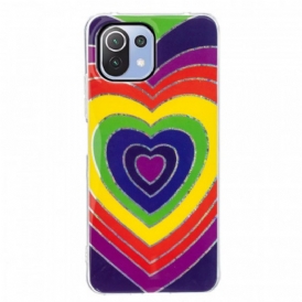 Cover Xiaomi Mi 11 Lite 4G / 5G / 5G NE Cuore Psichedelico