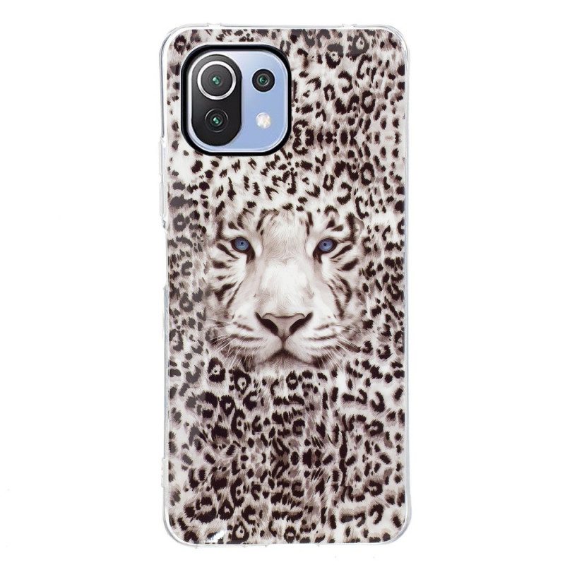Cover Xiaomi Mi 11 Lite 4G / 5G / 5G NE Leopardo Fluorescente