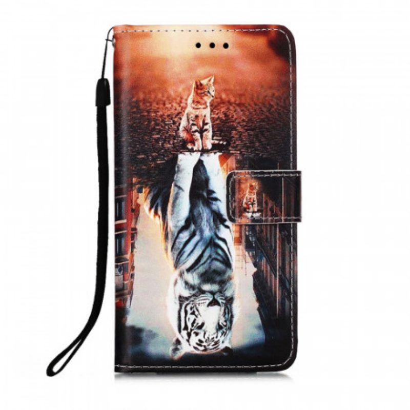 Custodia A Portafoglio Xiaomi Mi 11 Lite 4G / 5G / 5G NE Il Sogno Del Gattino