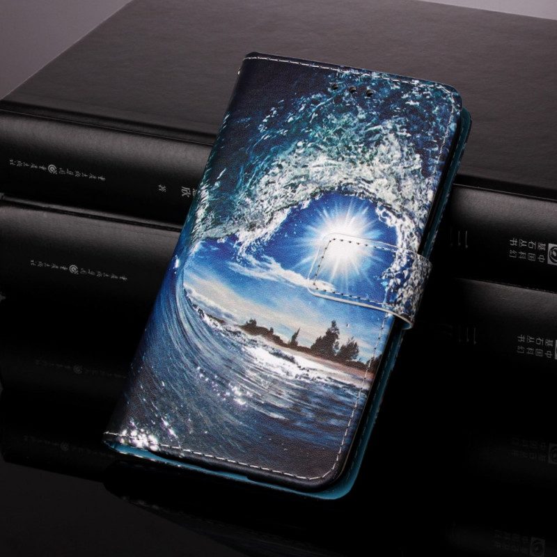 Custodia in pelle Xiaomi Mi 11 Lite 4G / 5G / 5G NE Ama L'onda