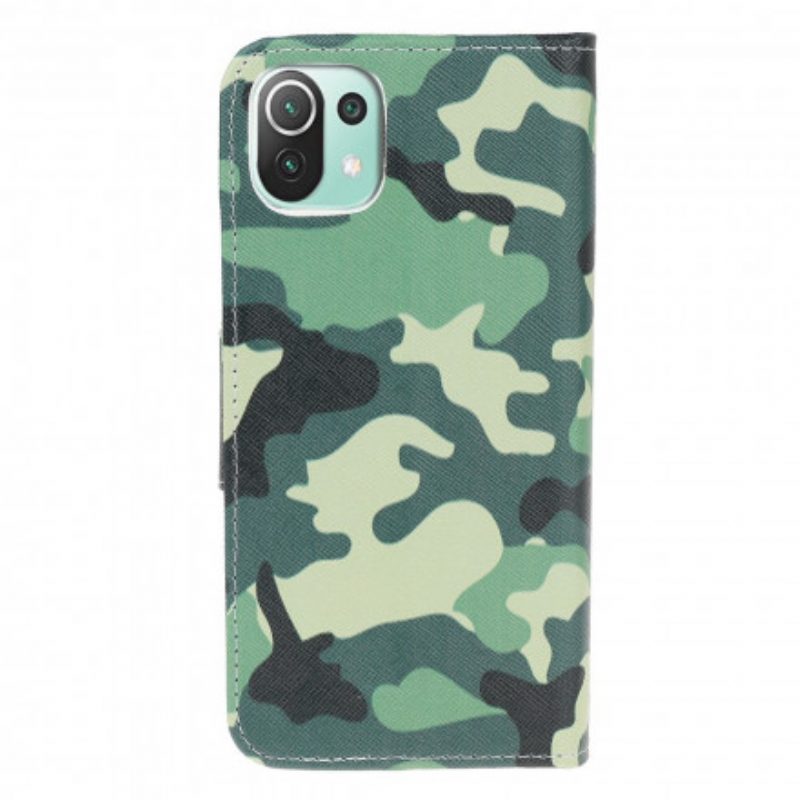 Custodia in pelle Xiaomi Mi 11 Lite 4G / 5G / 5G NE Camuffare