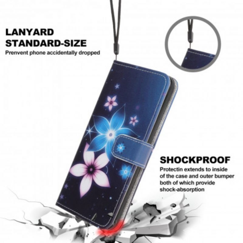 Custodia in pelle Xiaomi Mi 11 Lite 4G / 5G / 5G NE Fiori
