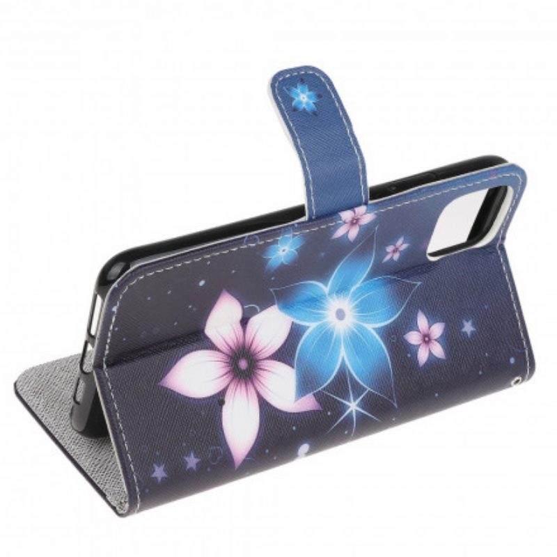 Custodia in pelle Xiaomi Mi 11 Lite 4G / 5G / 5G NE Fiori