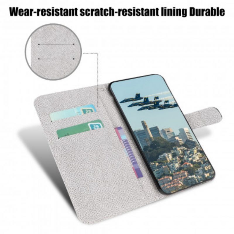 Custodia in pelle Xiaomi Mi 11 Lite 4G / 5G / 5G NE Gatti Funky Con Cinturino