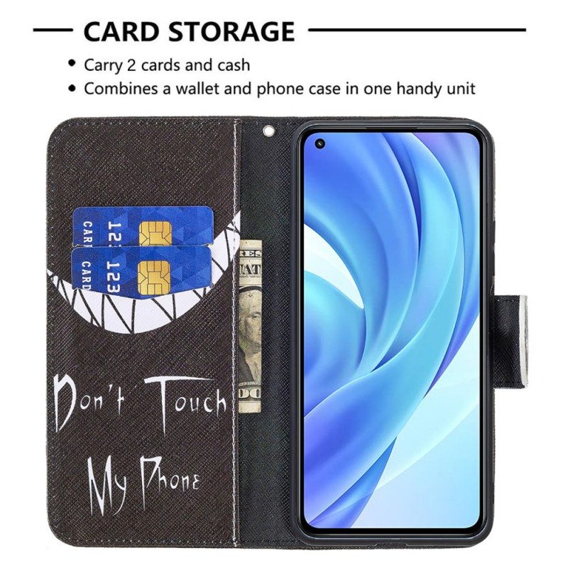 Custodia in pelle Xiaomi Mi 11 Lite 4G / 5G / 5G NE Telefono Del Diavolo