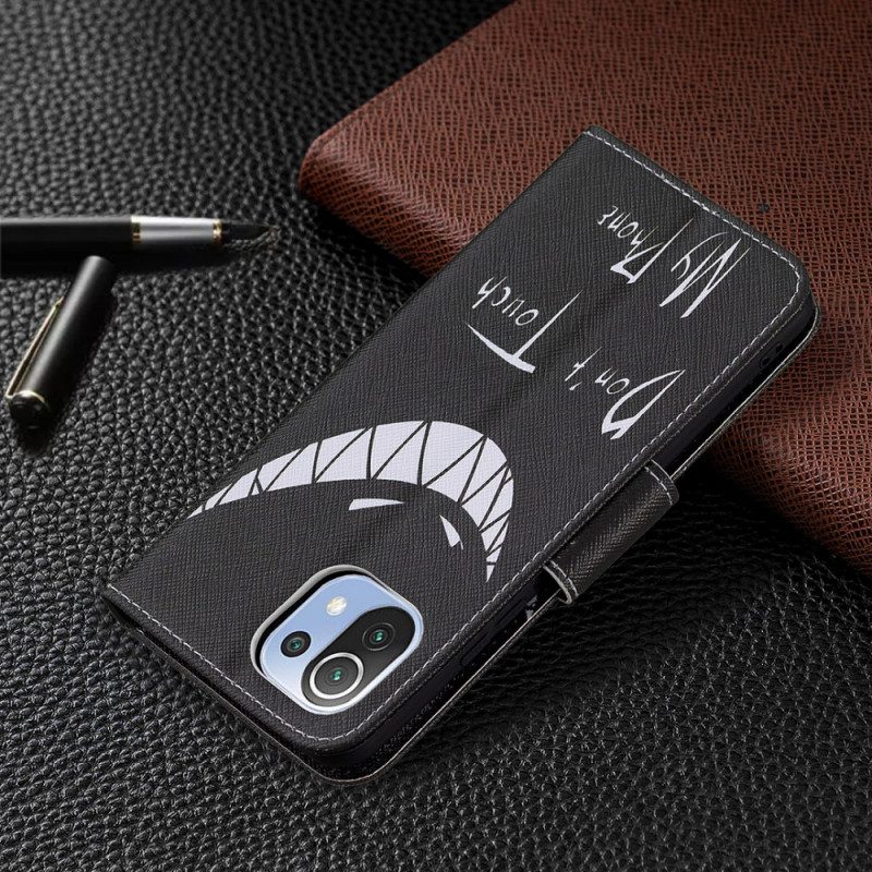 Custodia in pelle Xiaomi Mi 11 Lite 4G / 5G / 5G NE Telefono Del Diavolo