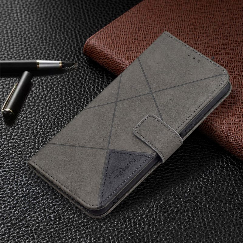 Custodia in pelle Xiaomi Mi 11 Lite 4G / 5G / 5G NE Triangolo Binfen Colore