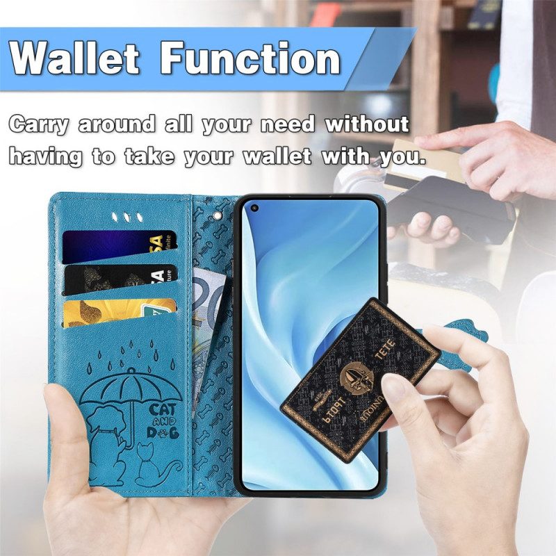 Folio Cover Xiaomi Mi 11 Lite 4G / 5G / 5G NE Animali Animati
