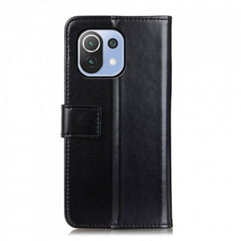 Folio Cover Xiaomi Mi 11 Lite 4G / 5G / 5G NE Effetto Pelle Tricolore