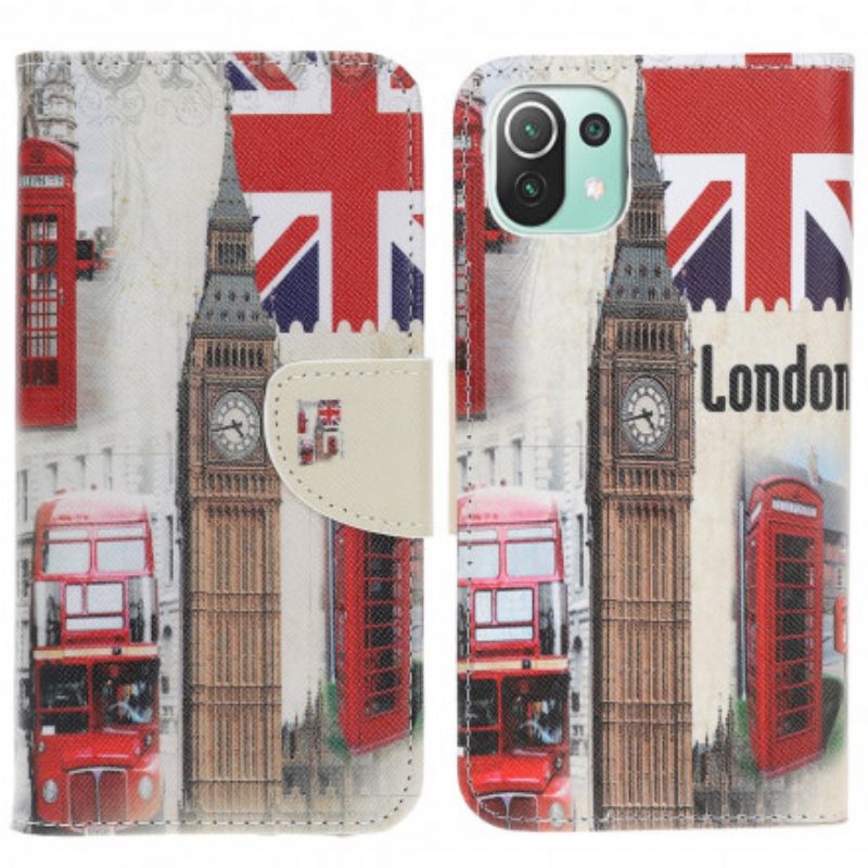Folio Cover Xiaomi Mi 11 Lite 4G / 5G / 5G NE Vita Londinese