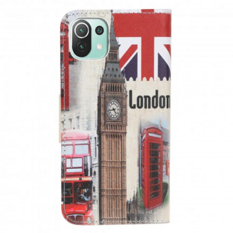Folio Cover Xiaomi Mi 11 Lite 4G / 5G / 5G NE Vita Londinese