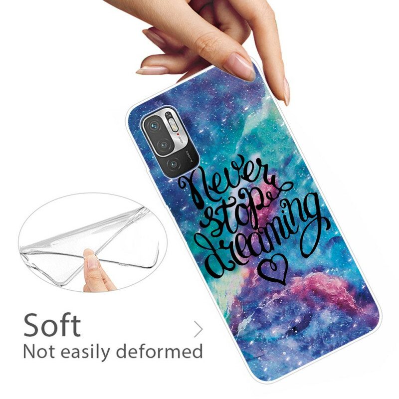 Cover Poco M3 Pro 5G Non Smettere Mai Di Sognare