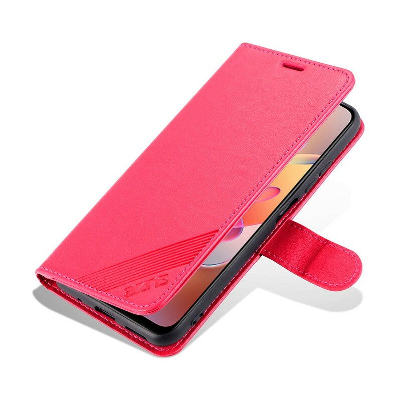 Custodia in pelle Poco M3 Pro 5G Azns Lusso
