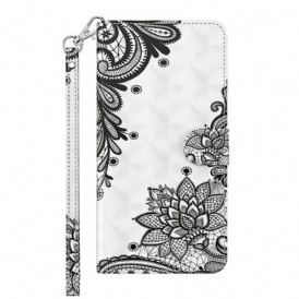 Custodia in pelle Poco M3 Pro 5G Pizzo Elegante