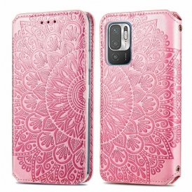 Folio Cover Poco M3 Pro 5G Custodia in pelle Mandala