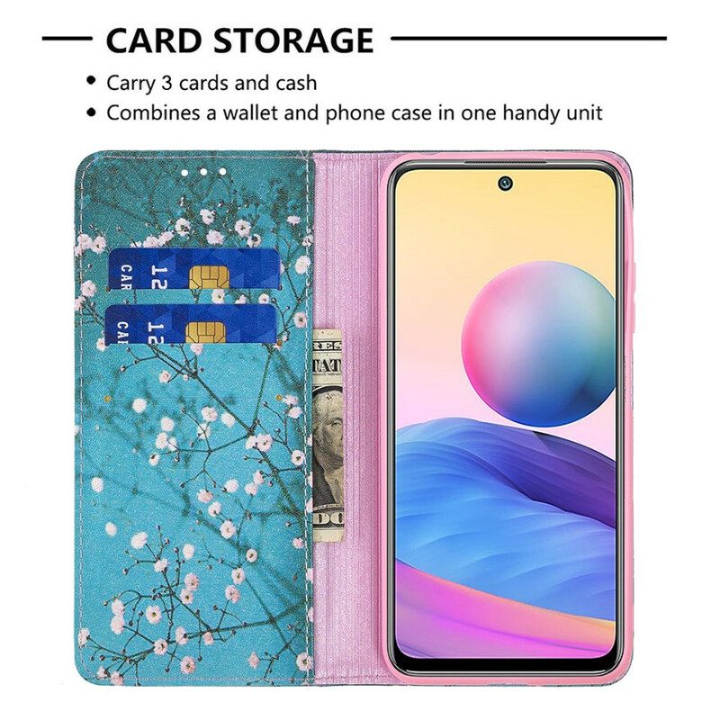 Folio Cover Poco M3 Pro 5G Custodia in pelle Rami