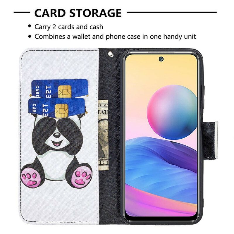 Folio Cover Poco M3 Pro 5G Divertimento Panda