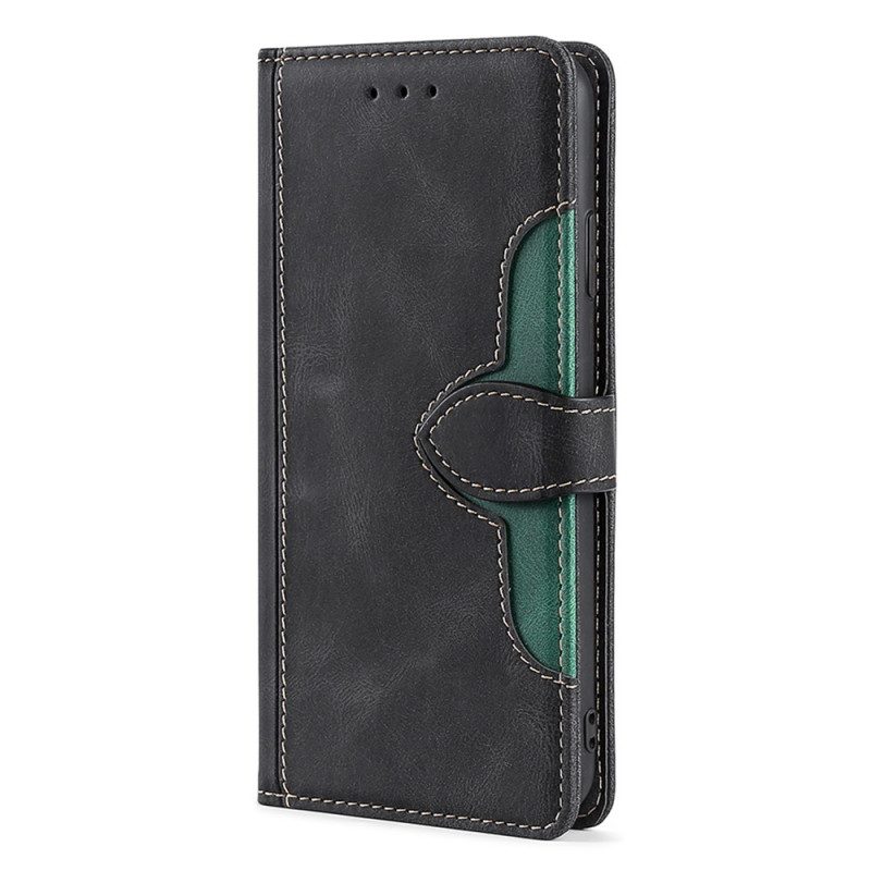 Custodia in pelle Honor 50 SE Floreale Bicolore