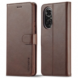 Custodia in pelle Honor 50 SE Lc.imeeke Effetto Pelle