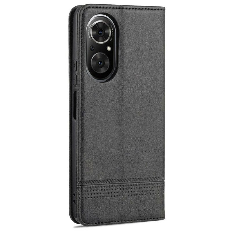 Folio Cover Honor 50 SE Custodia in pelle Azns Ecopelle