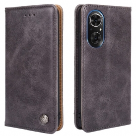 Folio Cover Honor 50 SE Custodia in pelle Rivetti Decorativi