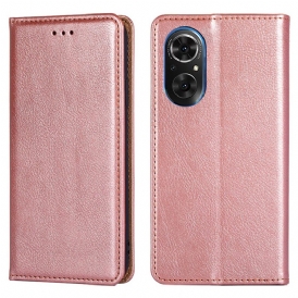 Folio Cover Honor 50 SE Custodia in pelle Tinta Unita