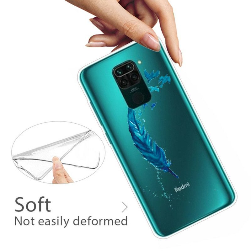 Cover Xiaomi Redmi Note 9 Bella Piuma Blu
