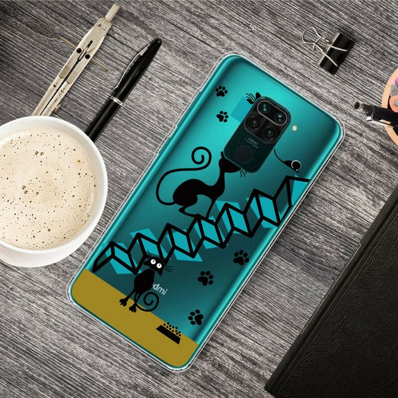 Cover Xiaomi Redmi Note 9 Gatti Divertenti