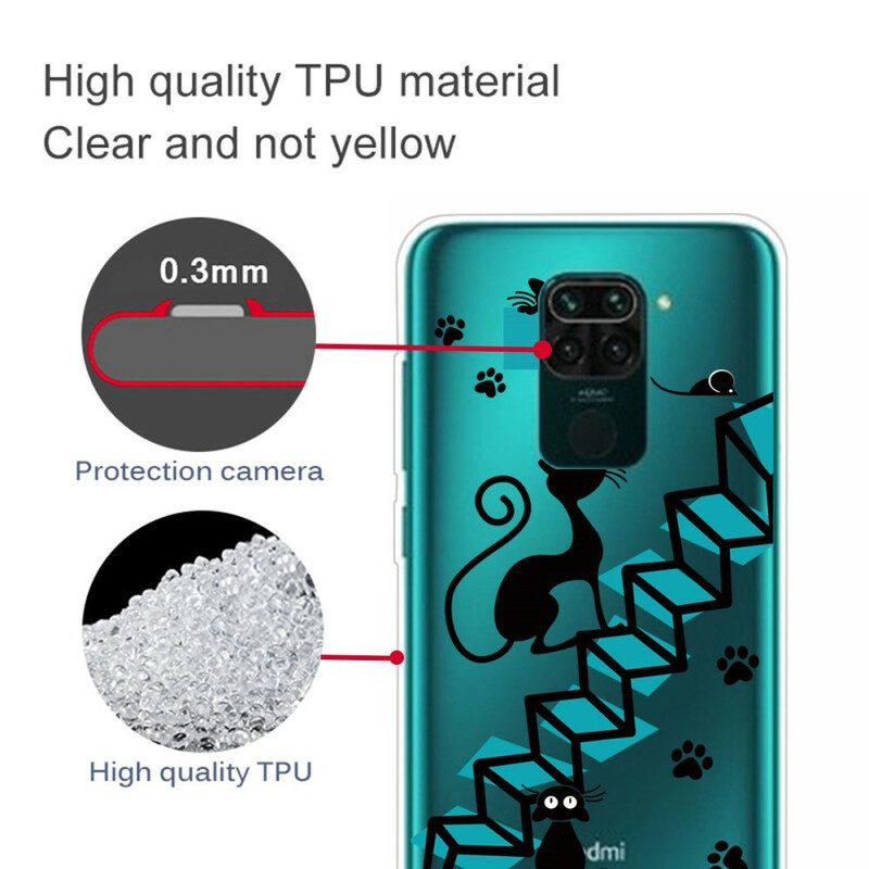Cover Xiaomi Redmi Note 9 Gatti Divertenti