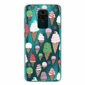 Cover Xiaomi Redmi Note 9 Gelato Alla Crema Colorata