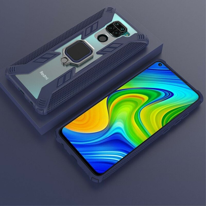 Cover Xiaomi Redmi Note 9 Guerriero Con Anello