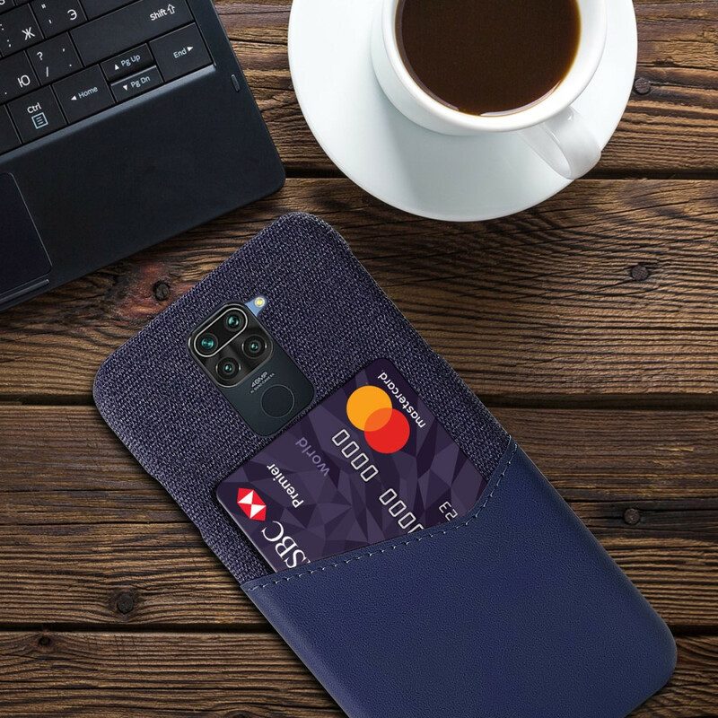 Cover Xiaomi Redmi Note 9 Titolare Della Carta Ksq