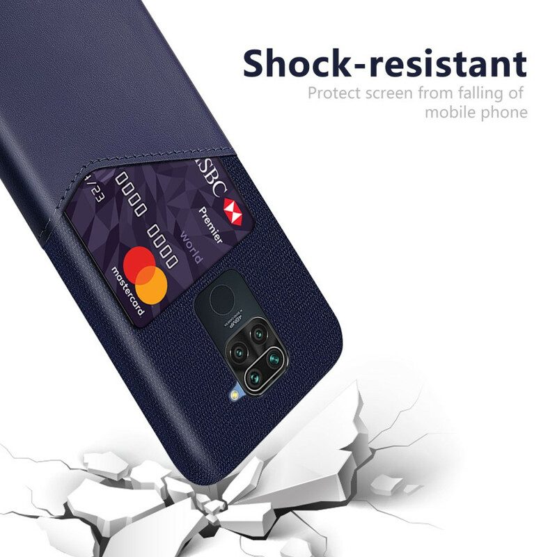 Cover Xiaomi Redmi Note 9 Titolare Della Carta Ksq